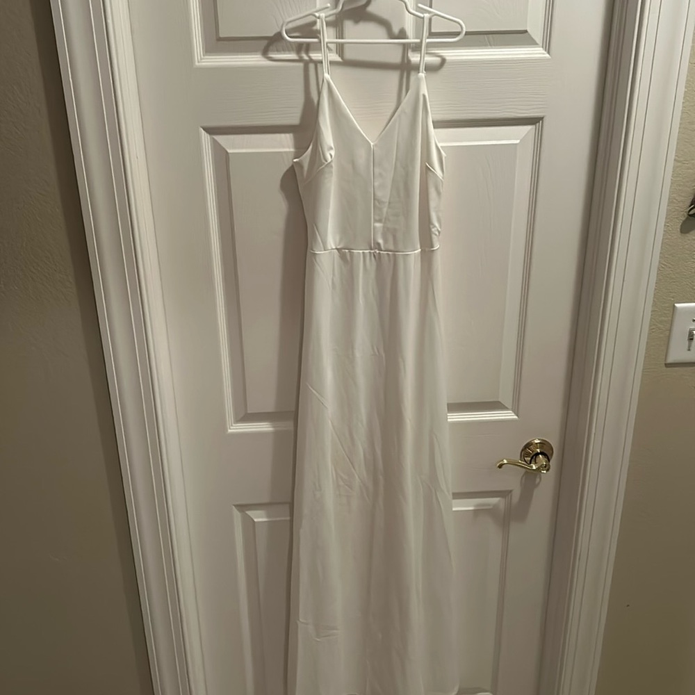 White Formal Mermaid Dress